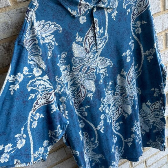 Daniel Cremieux Paisley Long Sleeve Classic Fit Collared Shirt Men's Size XL. - Picture 5 of 6